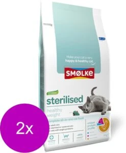 Smolke Cat Sterilised - Kattenvoer - 2 X 4 Kg