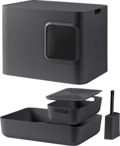 Hoopo® Dome Kattenbak Grijs - Kattenbak - Kattenbakschep - Kattenbakmat 18 Hoopo® Dome Kattenbak Grijs - Kattenbak - Kattenbakschep - Kattenbakmat -Kattenproducten 986x1200 6