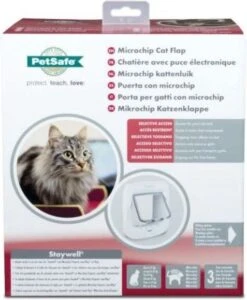 PetSafe Microchip - Wit - Kattenluik - 12,2 X 23,9 -Kattenproducten 987x1200