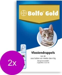 Bolfo Gold Kat 40 - Anti Vlooienmiddel - 2 X 4 Stuks 0 - 4 Kg 9 Bolfo Gold Kat 40 - Anti Vlooienmiddel - 2 X 4 Stuks 0 - 4 Kg -Kattenproducten 992x1200 1