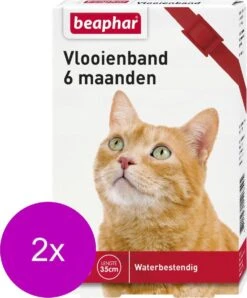 Beaphar Vlooienband 6 Maanden Kat 35 Cm - Anti Vlooienmiddel - 2 X Rood 8 Beaphar Vlooienband 6 Maanden Kat 35 Cm - Anti Vlooienmiddel - 2 X Rood -Kattenproducten 993x1200 1